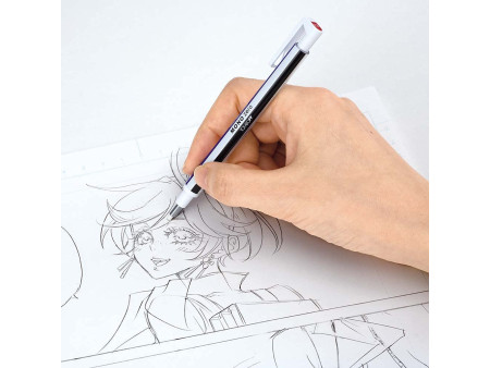 TOMBOW Stylo-gomme 'MONO zero', pointe ronde, noir