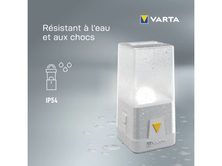 VARTA Lampe de camping 'Outdoor Ambiance Lantern L10', gris