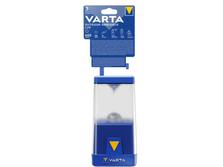 VARTA Lampe de camping 'Outdoor Ambiance Lantern L20', bleu