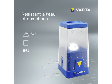 VARTA Lampe de camping 'Outdoor Ambiance Lantern L20', bleu