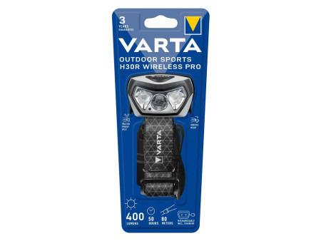 VARTA Lampe frontale Outdoor Sports H30R Wireless Pro