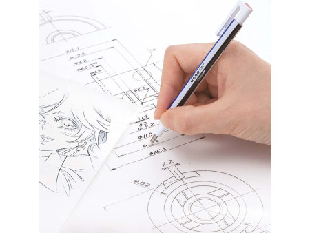 TOMBOW Stylo-gomme 'MONO zero', pointe ronde, noir