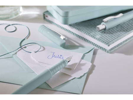FALER-CASTELL Stylo plume POLY PEN, M, caribic blue
