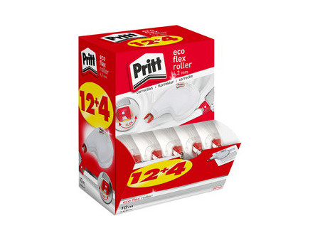 Pritt Roller de correction Eco Flex, multipack de 16