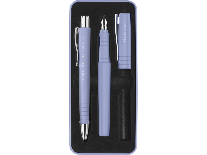 FABER-CASTELL Set de stylos POLY BALL/PEN, pale iris
