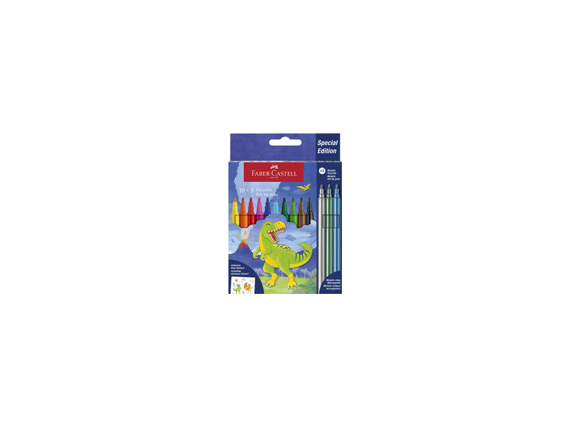 FABER-CASTELL Feutre Dino, étui en carton 18+6