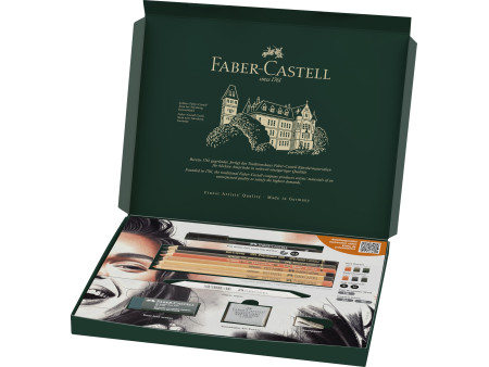 FABER-CASTELL Kit d'artiste Discovery, 17 pièces