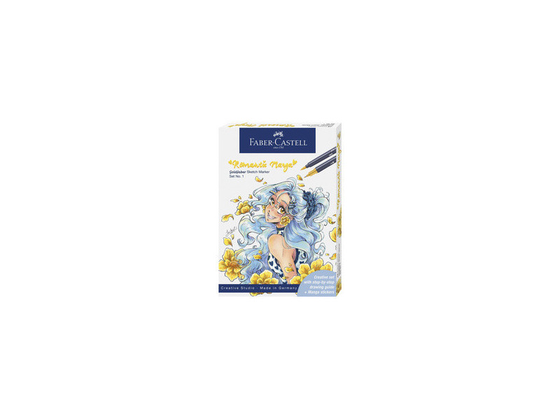 FABER-CASTELL Sketch Marker GOLDFABER, kit Romantic Manga 1