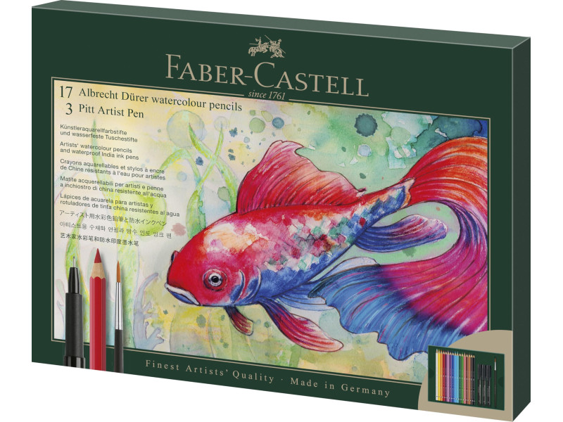 FABER-CASTELL Kit cadeau ALBRECHT DÜRER, 21 pièces