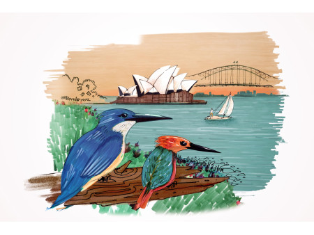 FABER-CASTELL Feutre PITT artist pen, set de 12 Sydney