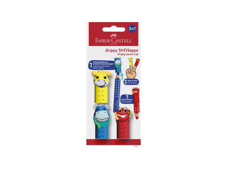 FABER-CASTELL Capuchon Grippy, set de 3 Hello