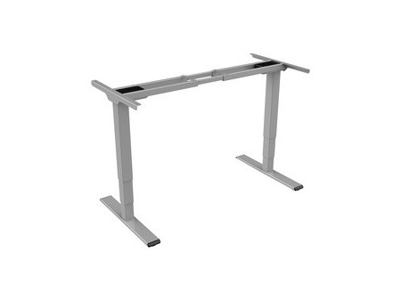 DIGITUS Piètement de table réglable en hauteur, gris