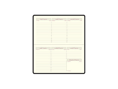 EXACOMPTA Agenda de poche Temporel 16, 2027, Barbara