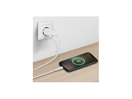 LogiLink Câble USB 2.0, USB-A - USB-C, 0,5 m, blanc