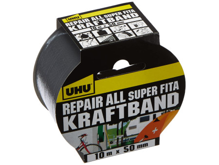 UHU Ruban adhésif blindé Repair all, (l)50 mm x (L)10 m,