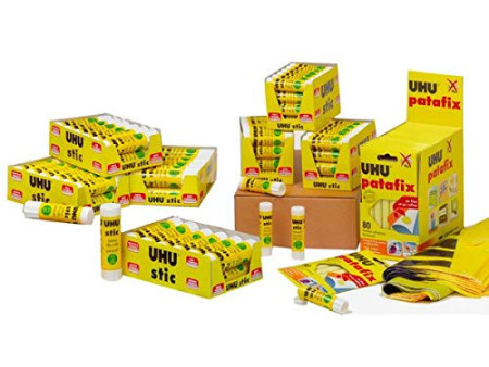 UHU Assortiment Rentrée Bâtons de colle stic + patafix