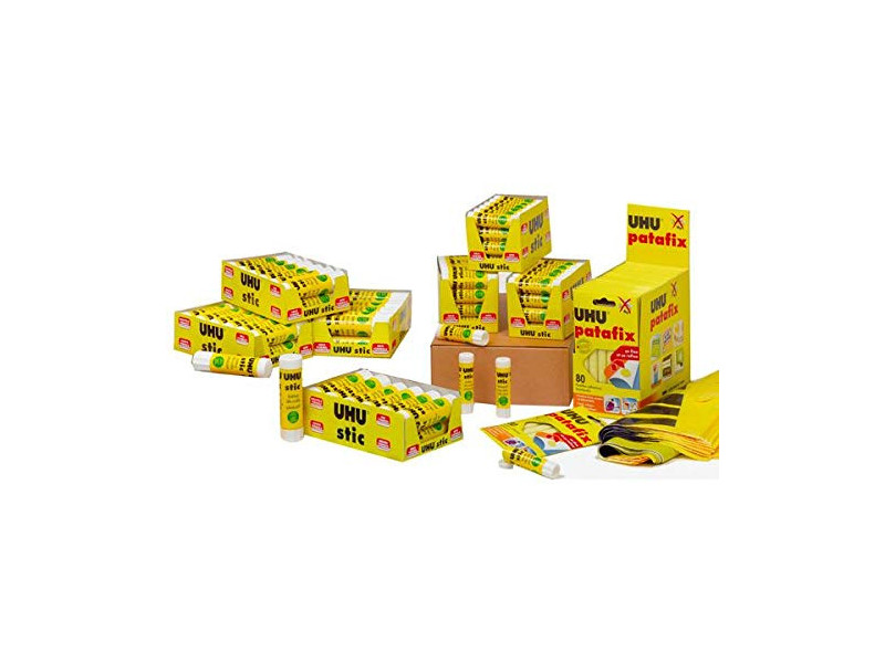 UHU Assortiment Rentrée Bâtons de colle stic + patafix