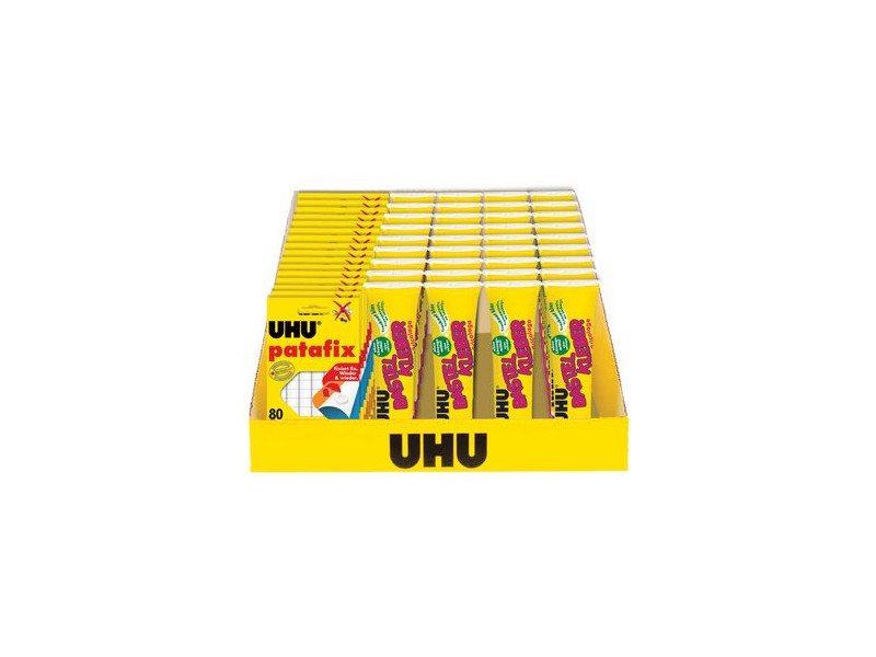 UHU Présentoir scolaire 2024: colle de bricolage+ pastilles