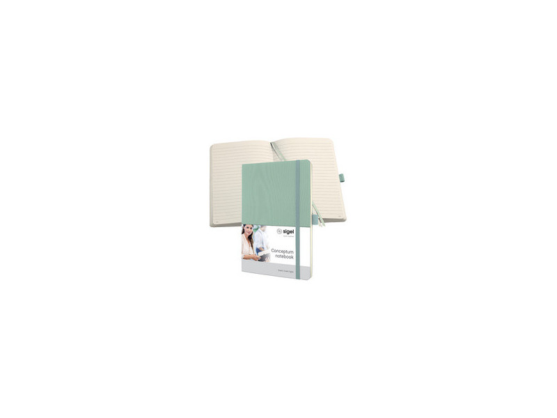 sigel Carnet de notes Conceptum, A5, ligné, vert menthe