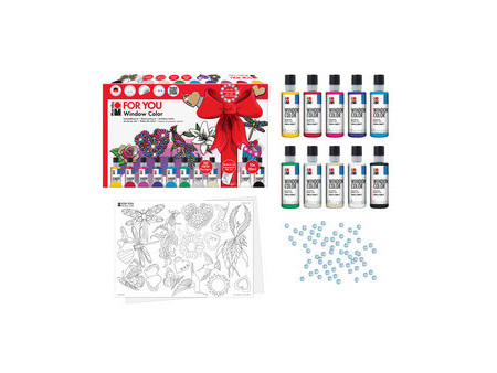 Marabu Window Color 'fun & fancy', Kit FOR YOU