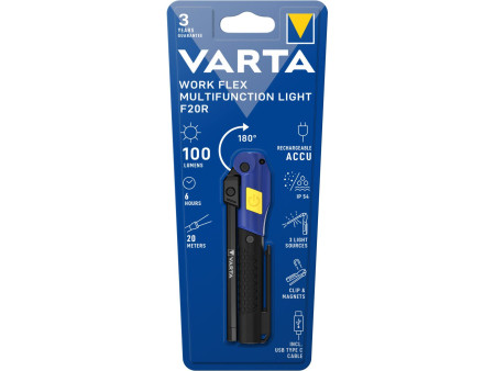 VARTA Lampe torche Work Flex Multifunction Light F20R