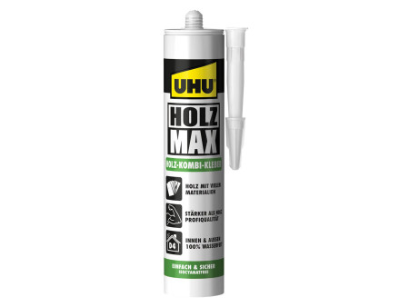 UHU Colle pour constructions bois HOLZMAX, cartouche 380 g