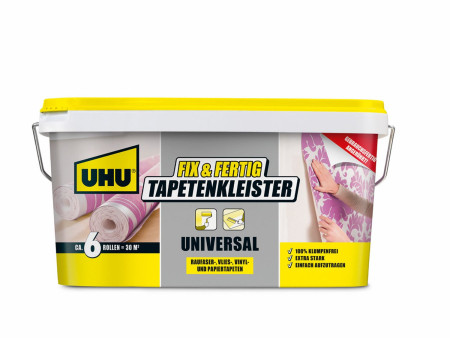 UHU Fix & Fertig Colle à tapisser Universal, seau 5 kg
