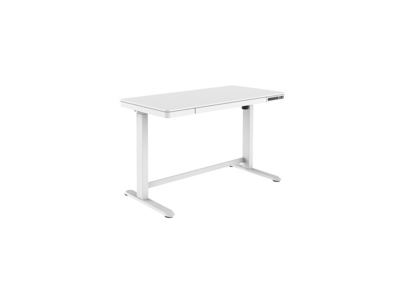 DIGITUS Bureau assis-debout, (L)1.200 mm, blanc