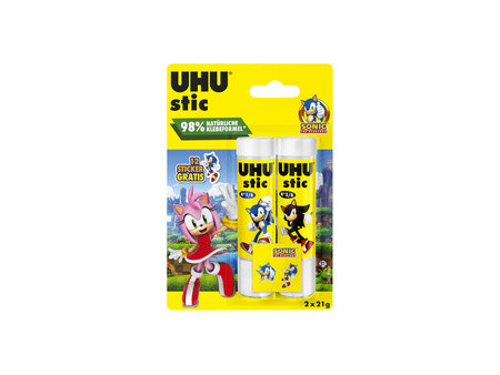 UHU Bâton de colle stic SONIC, 3x 8,2 g, blister
