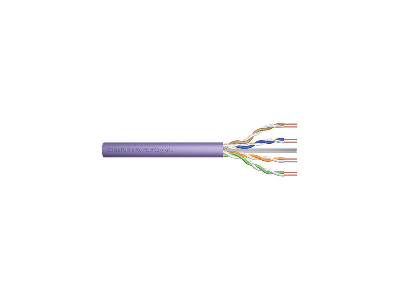 DIGITUS Câble d'installation, Cat.6, U/UTP, 305 m, simplex