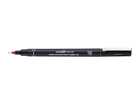 uni-ball Feutre technique PIN 05200 B, rouge