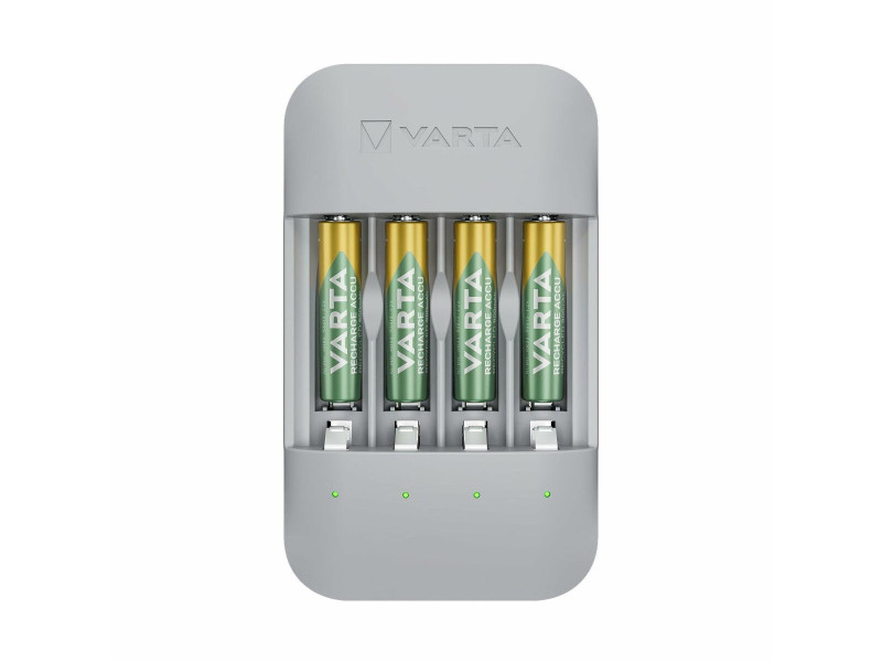 VARTA Chargeur ECO Charger Pro Recycled, avec 4x Micro AAA