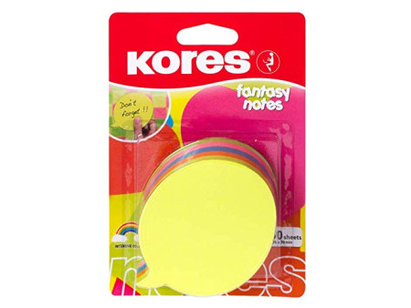 Kores Cubes de notes adhésives 'bulles', 70 x 70 mm, uni