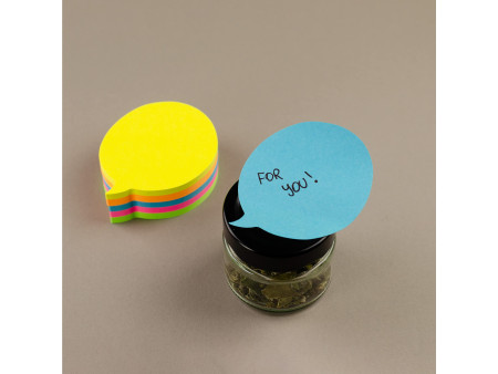 Kores Cubes de notes adhésives 'bulles', 70 x 70 mm, uni