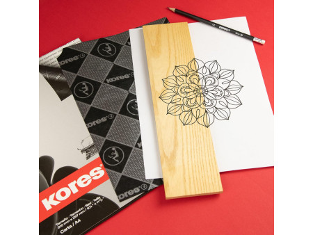 Kores papier carbone, format A4, 10 feuilles, noir