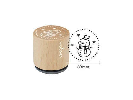 COLOP Tampon à motif Woodies 'boules de Noël'