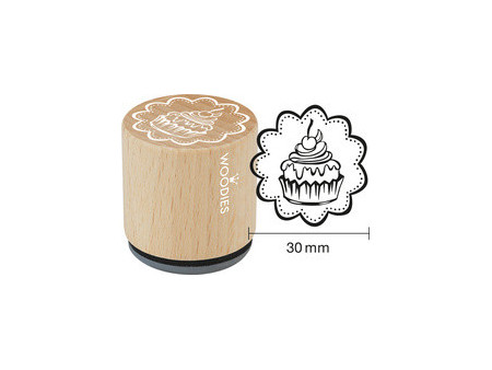 COLOP Tampon à motif Woodies Handmade 'coeur'