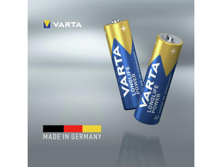 VARTA Pile alcaline Longlife Power carton, Mignon (AA)