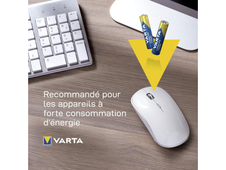 VARTA Pile alcaline Longlife Power carton, de type AAA