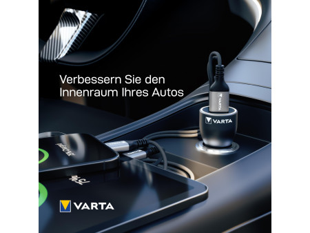 VARTA Chargeur allume-cigare 'Car Charger', 1 USB-A/1 USB-C