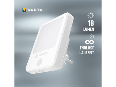 VARTA Lumière d'orientation 'Motion Sensor Plug Light' blanc