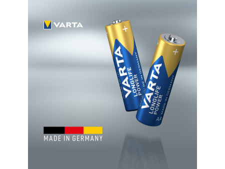 VARTA Pile alcaline 'LONGLIFE POWER', Mignon AA, 8+4