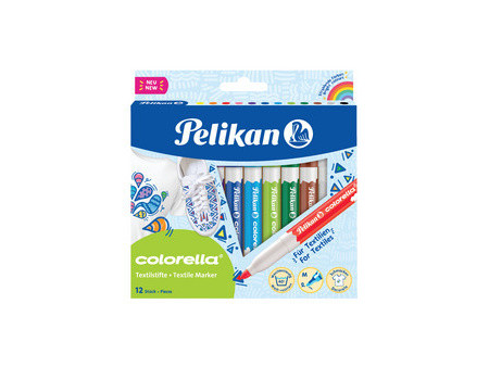 Pelikan Marqueur pour textile colorella, étui carton de 12