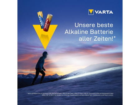 VARTA Pile alcaline 'LONGLIFE POWER', Mignon AA, 8+4