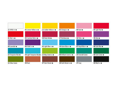 KREUL Peinture pour textiles JAVANA, 50 ml, jaune