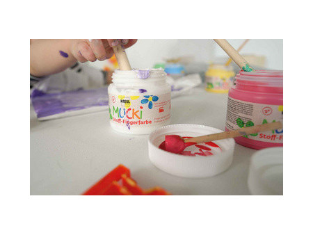 KREUL Gouache aux doigts pour textiles 'MUCKI', 150 ml