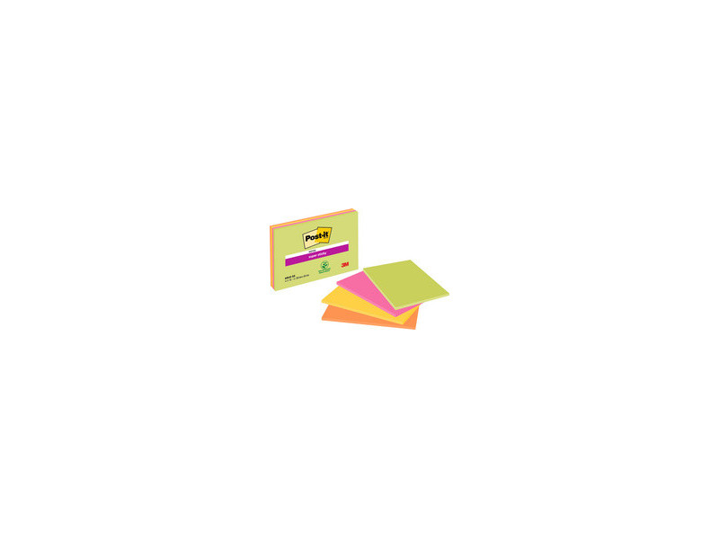 Post-it Bloc-note super sticky Meeting Notes, 203 x 153 mm