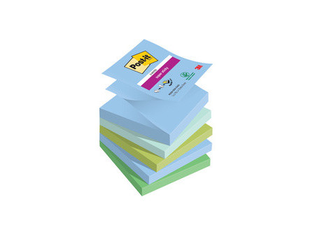 Post-it Bloc-note adhésif super sticky z-notes, 76 x 76 mm