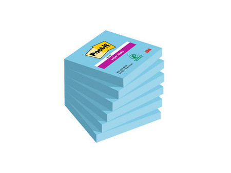 Post-it Bloc-note super sticky notes, 76 x 76 mm, rose