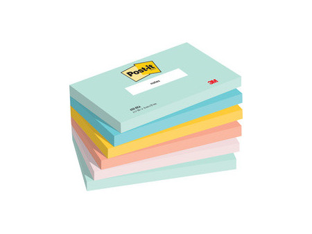 Post-it Bloc-note adhésif notes, 76 x 76 mm, Beachside